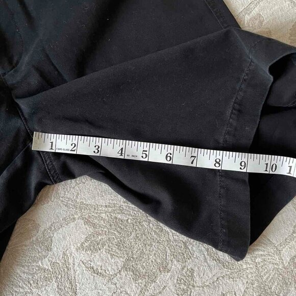 Women's Shorts Lauren Ralph Lauren 6 Bermuda Black Mid Rise Casual - Picture 9 of 12